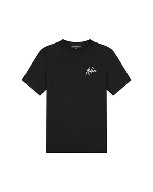 Malelions Sport Logo Raglan T-Shirt | Black