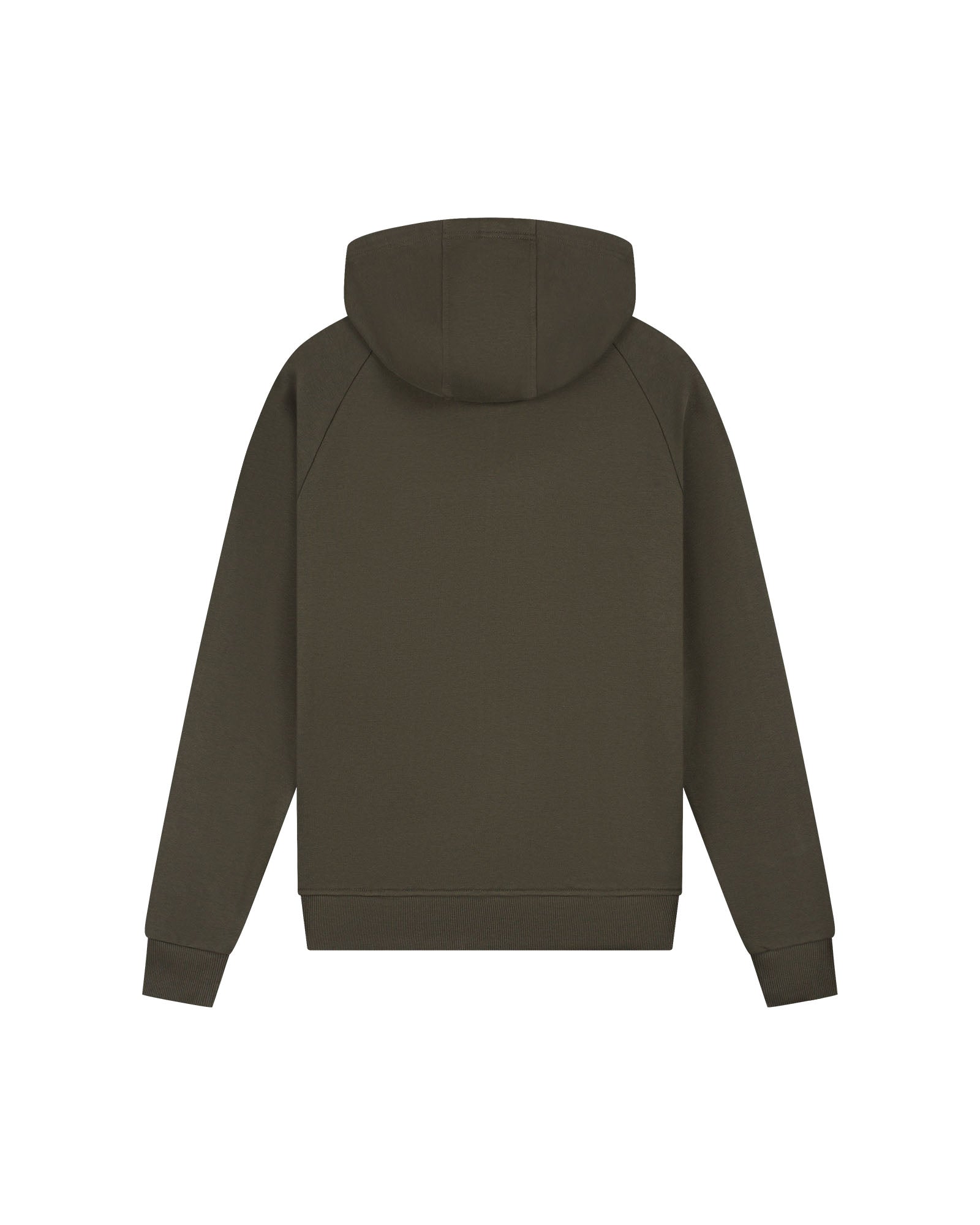 Malelions Sport Logo Raglan Zip Hoodie | Moss