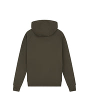 Malelions Sport Logo Raglan Zip Hoodie | Moss