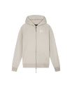  Malelions Sport Logo Raglan Zip Hoodie | Almond