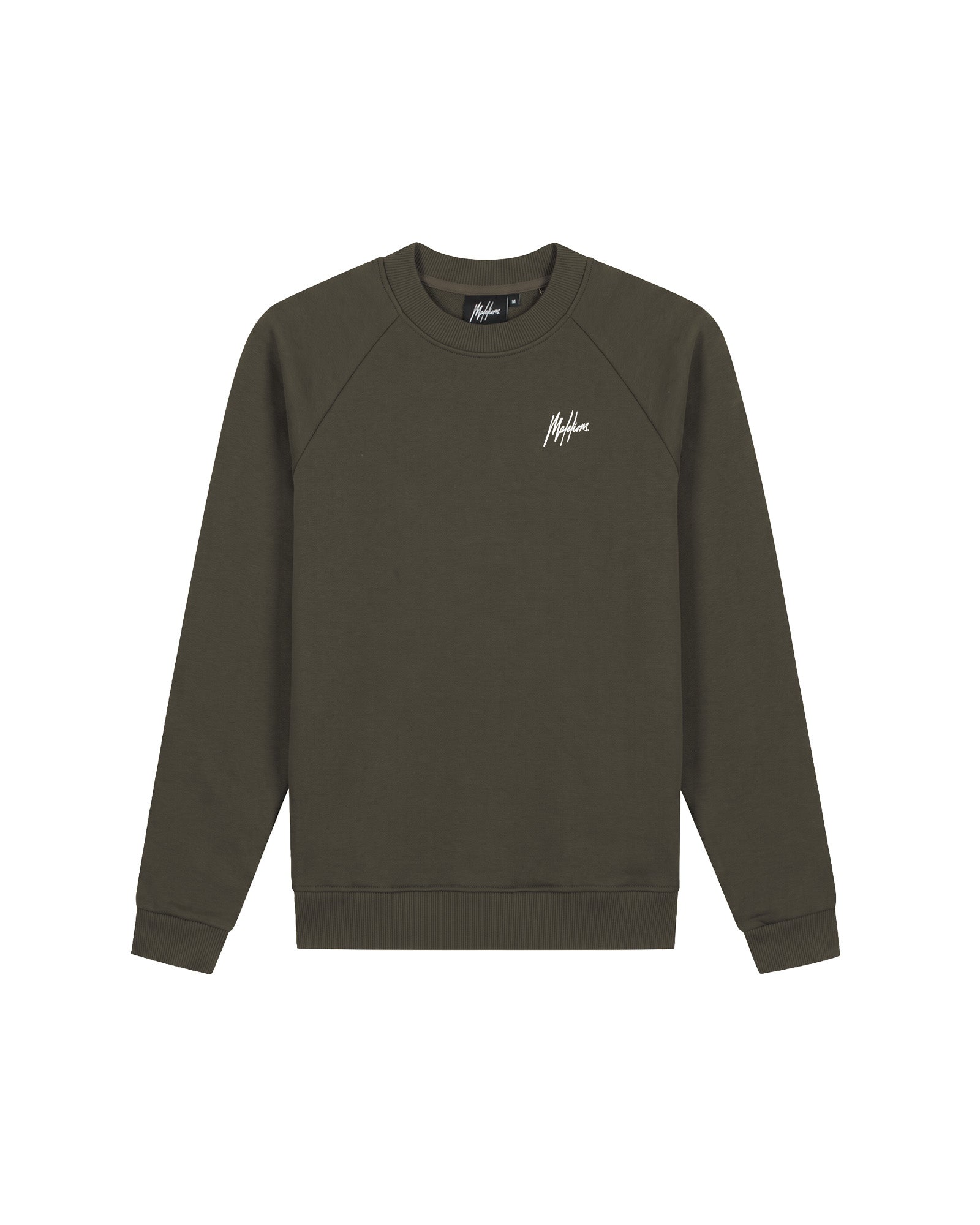 Malelions Sport Logo Raglan Sweater | Moss