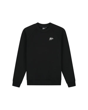 Malelions Sport Logo Raglan Sweater | Black