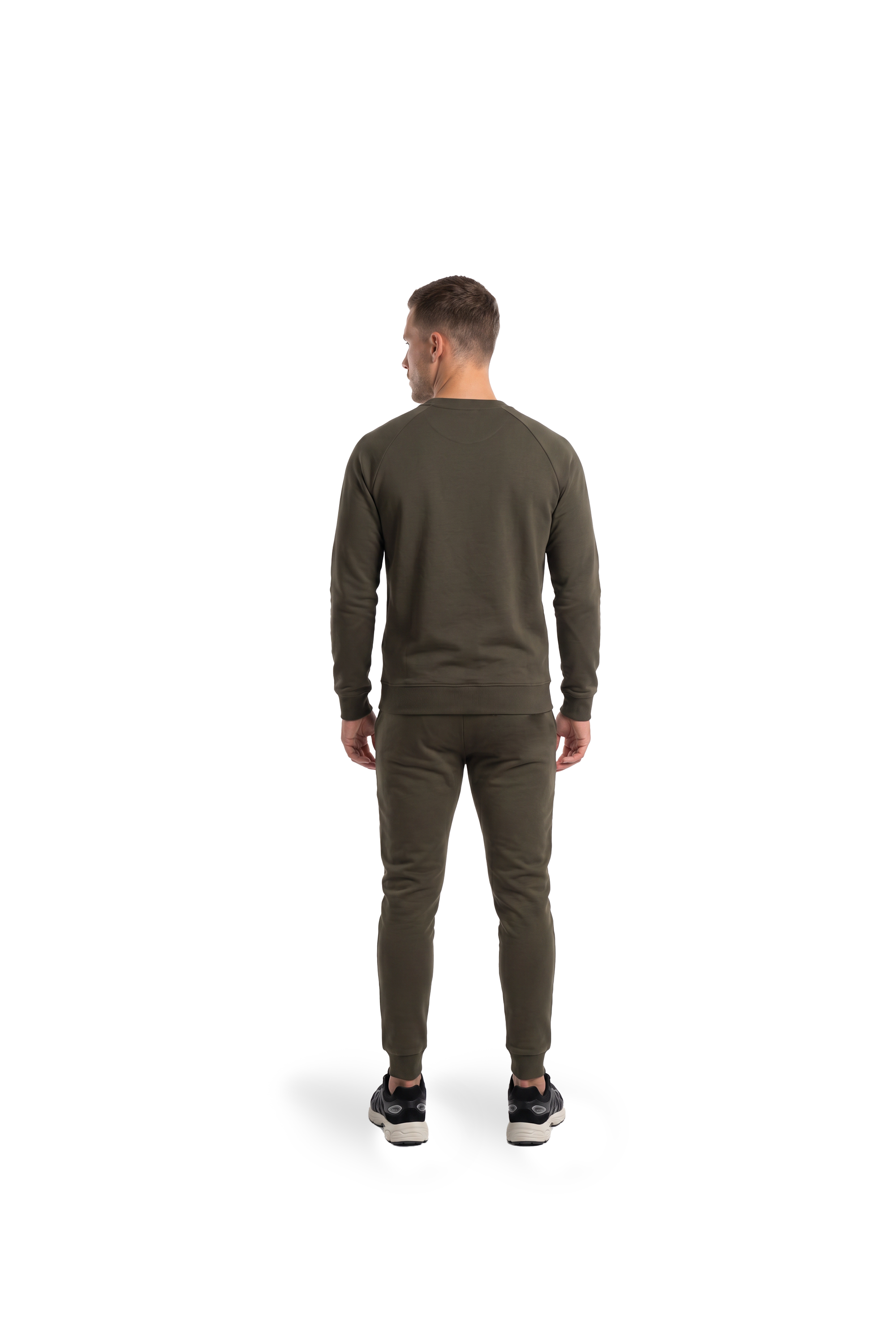Malelions Sport Logo Raglan Sweater | Moss