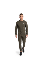 Malelions Sport Logo Raglan Sweater | Moss