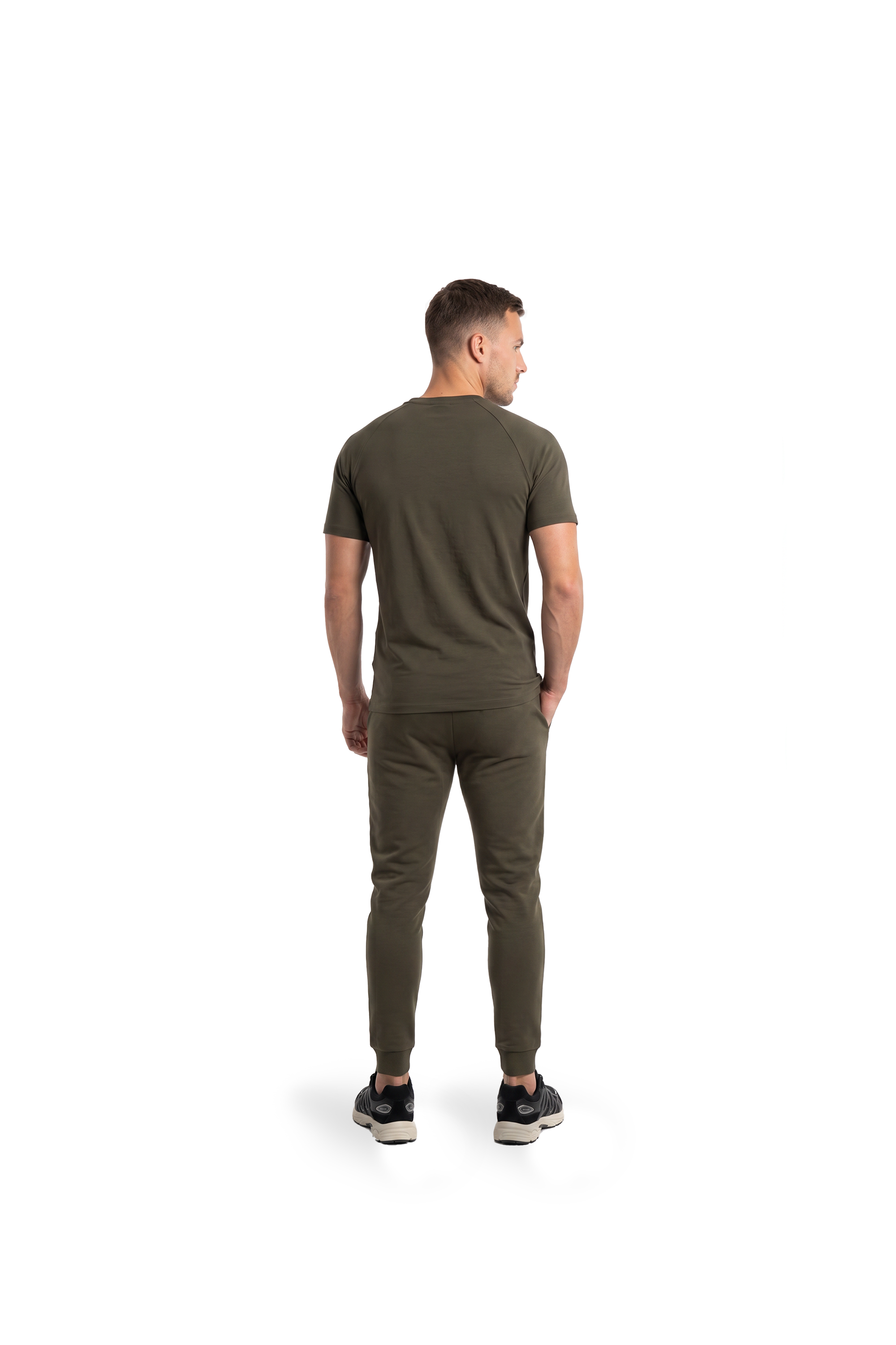 Malelions Sport Logo Raglan T-Shirt | Moss