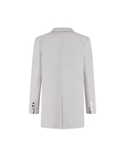 Malelions Women Oversized Social Club Blazer | Light Grey