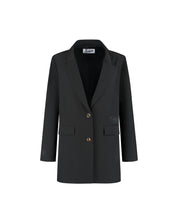 Malelions Women Oversized Social Club Blazer | Black