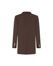 Malelions Women Oversized Social Club Blazer | Chocolate