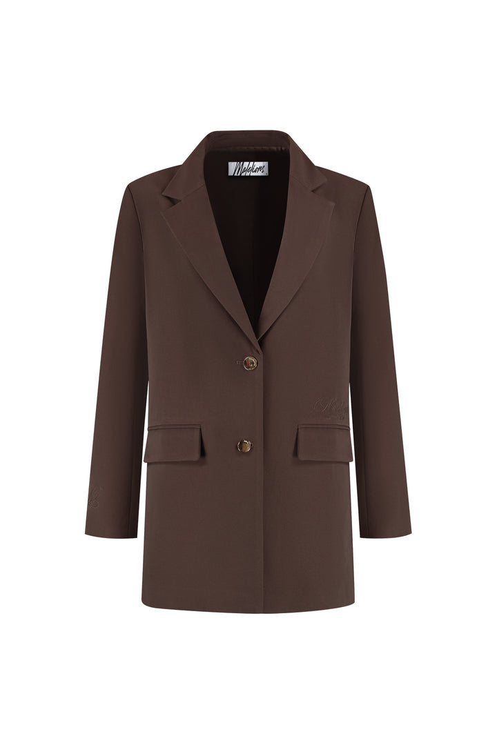 MWA20026001_50003_Malelions_Women_Oversized_Social_Club_Blazer_Chocolate_Front.jpg
