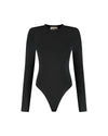  Malelions Women Crewneck Bodysuit | Black