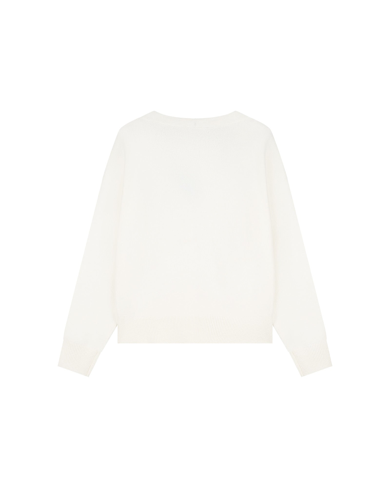 Malelions Women Oversized Knitted Cardigan | Cream