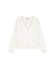 Malelions Women Oversized Knitted Cardigan | Cream