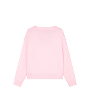 Malelions Women Oversized Knitted Cardigan | Soft Pink