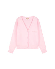 Malelions Women Oversized Knitted Cardigan | Soft Pink
