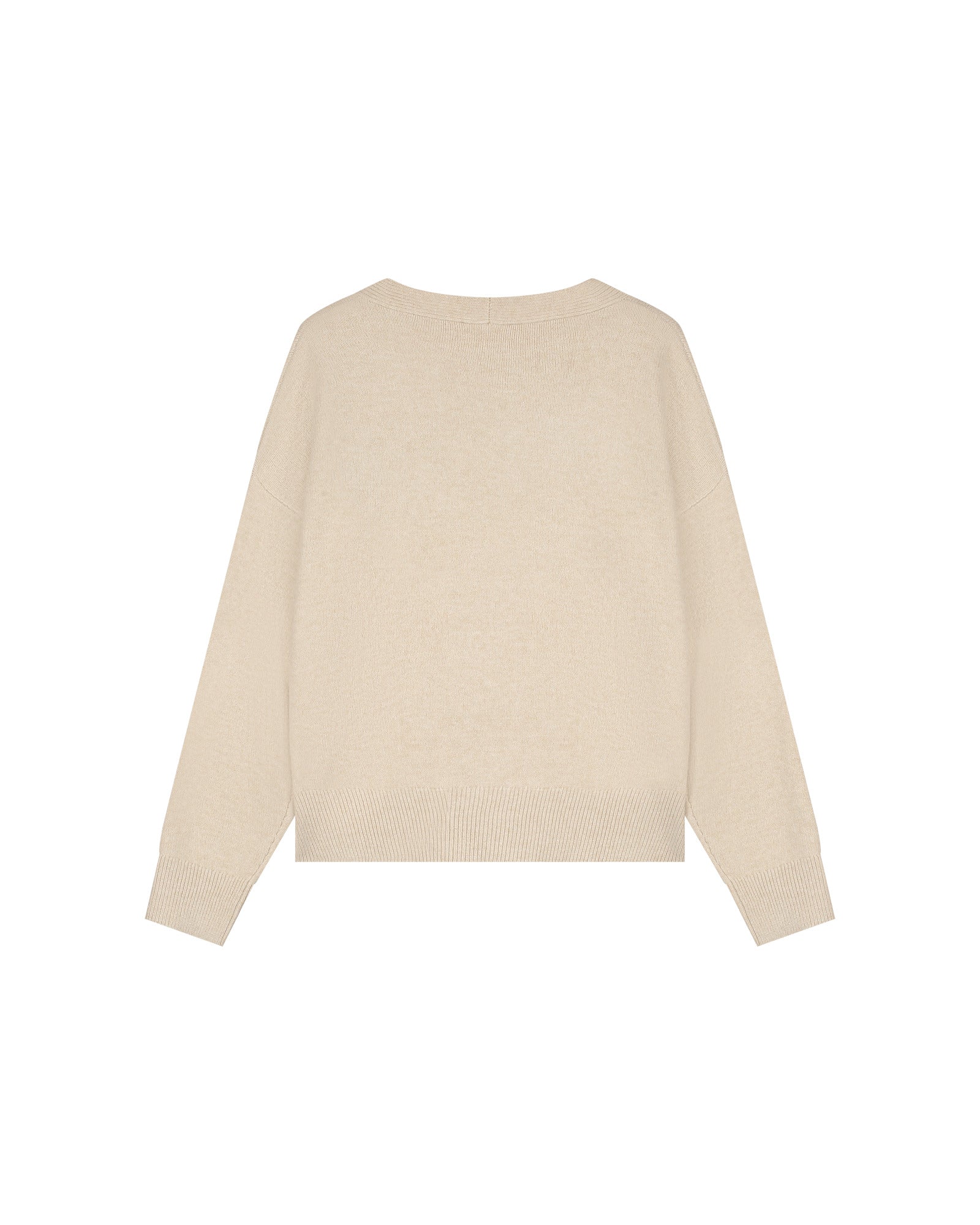 Malelions Women Oversized Knitted Cardigan | Sand