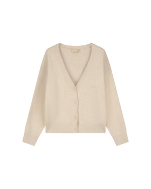 Malelions Women Oversized Knitted Cardigan | Sand