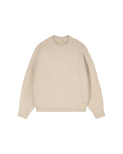 Malelions Women Oversized Knitted Sweater | Sand