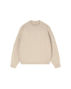  Malelions Women Oversized Knitted Sweater | Sand