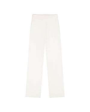 Malelions Women Knitted Pants | Cream