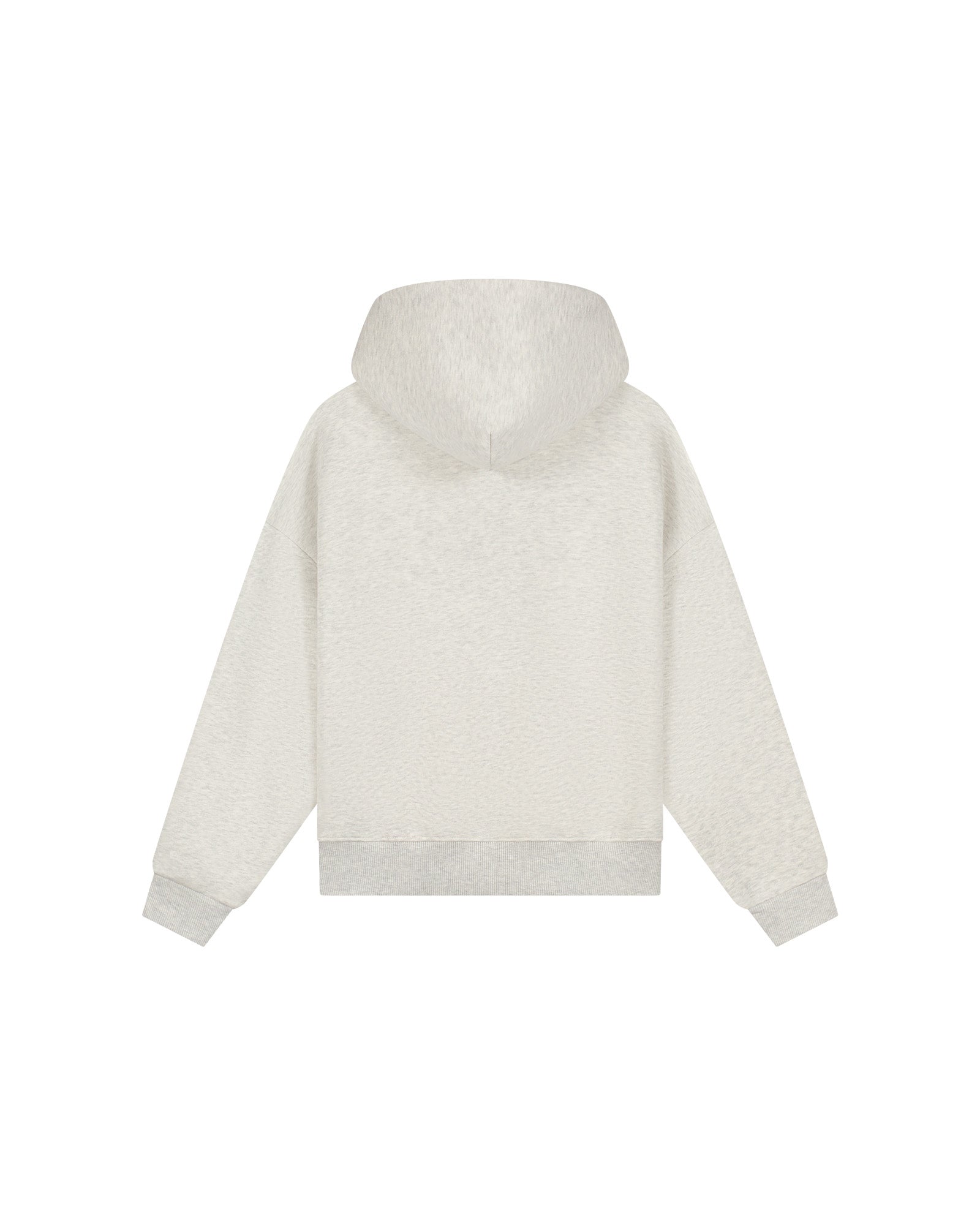 Malelions Women Members Society Zip Hoodie | Grey Melange