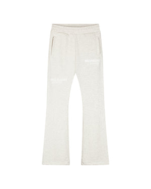 Malelions Women Members Society Flared Sweatpants | Grey Melange