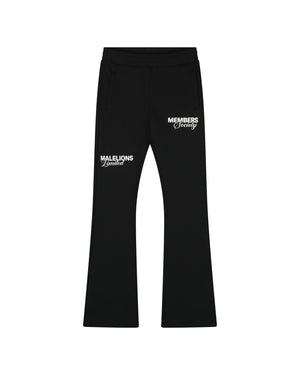 Malelions Women Members Society Flared Sweatpants | Black