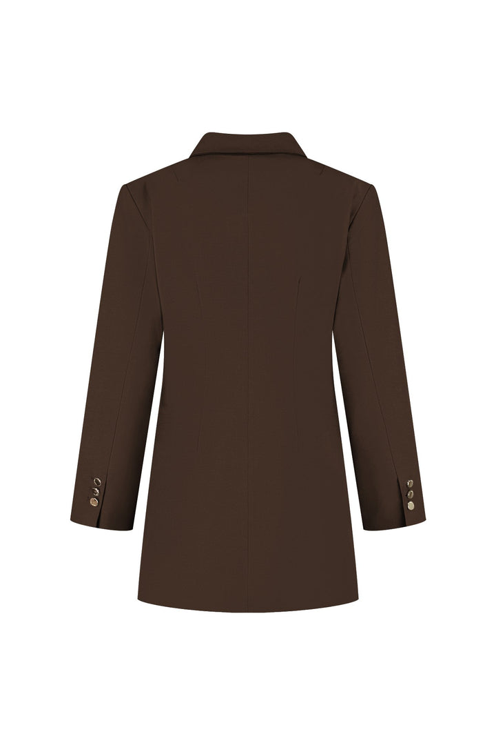 MWA20026023_Malelions_Women_Gallery_Blazer_Dress_Chocolate_Back.jpg