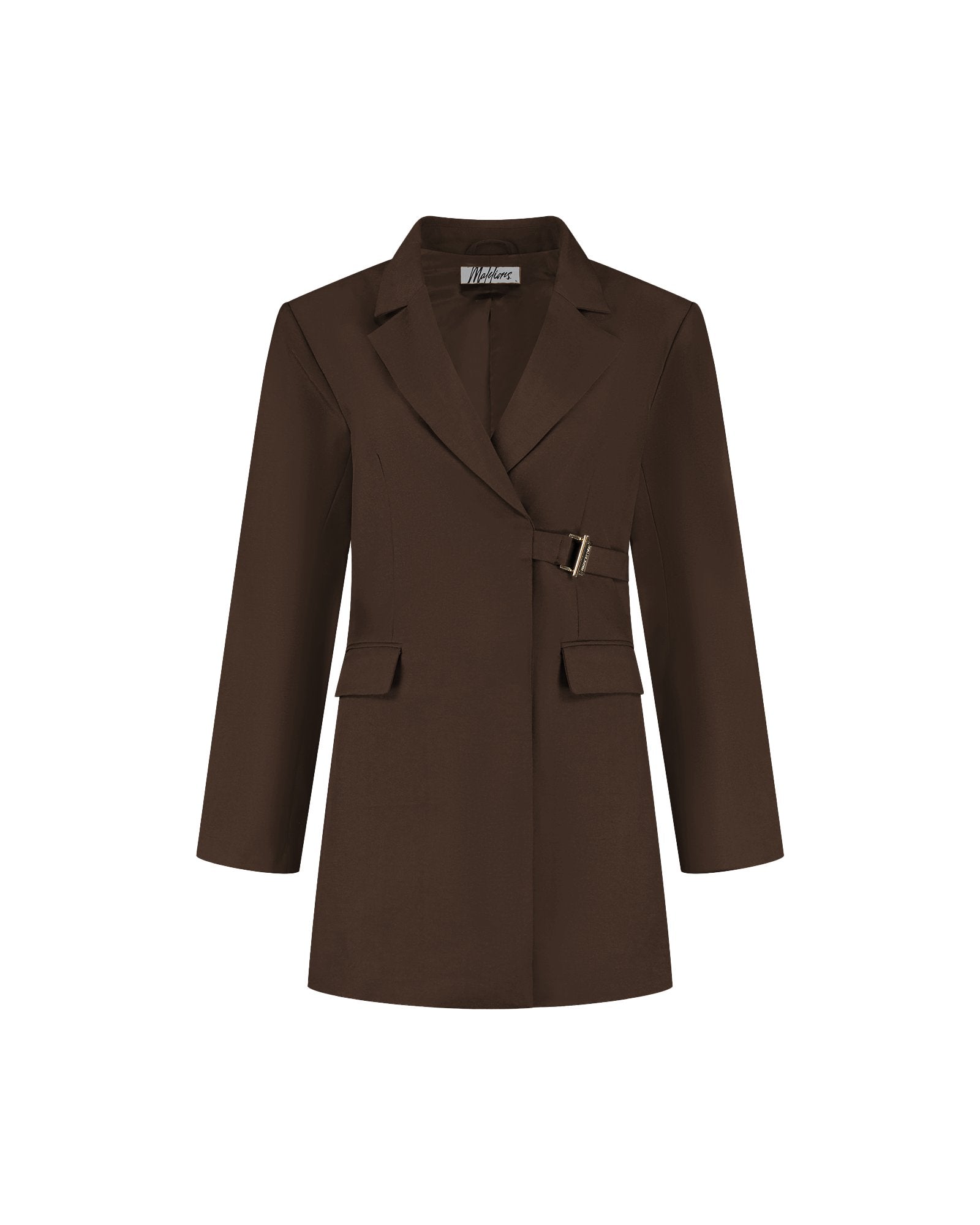 Malelions Women Social Club Blazer Dress - Chocolate