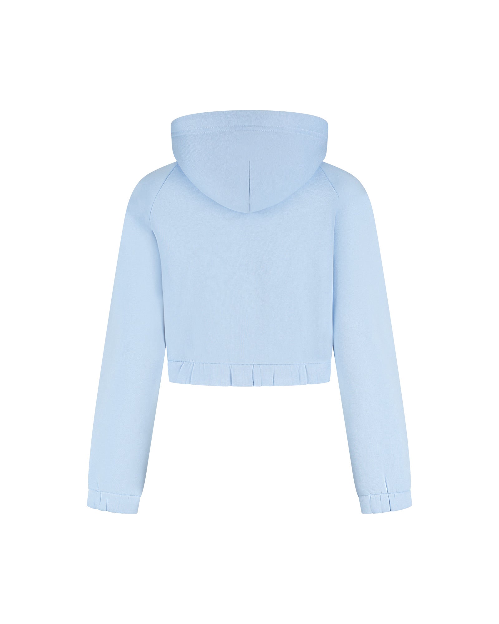 Malelions Women Cropped Emblem Zip Hoodie | Vista Blue