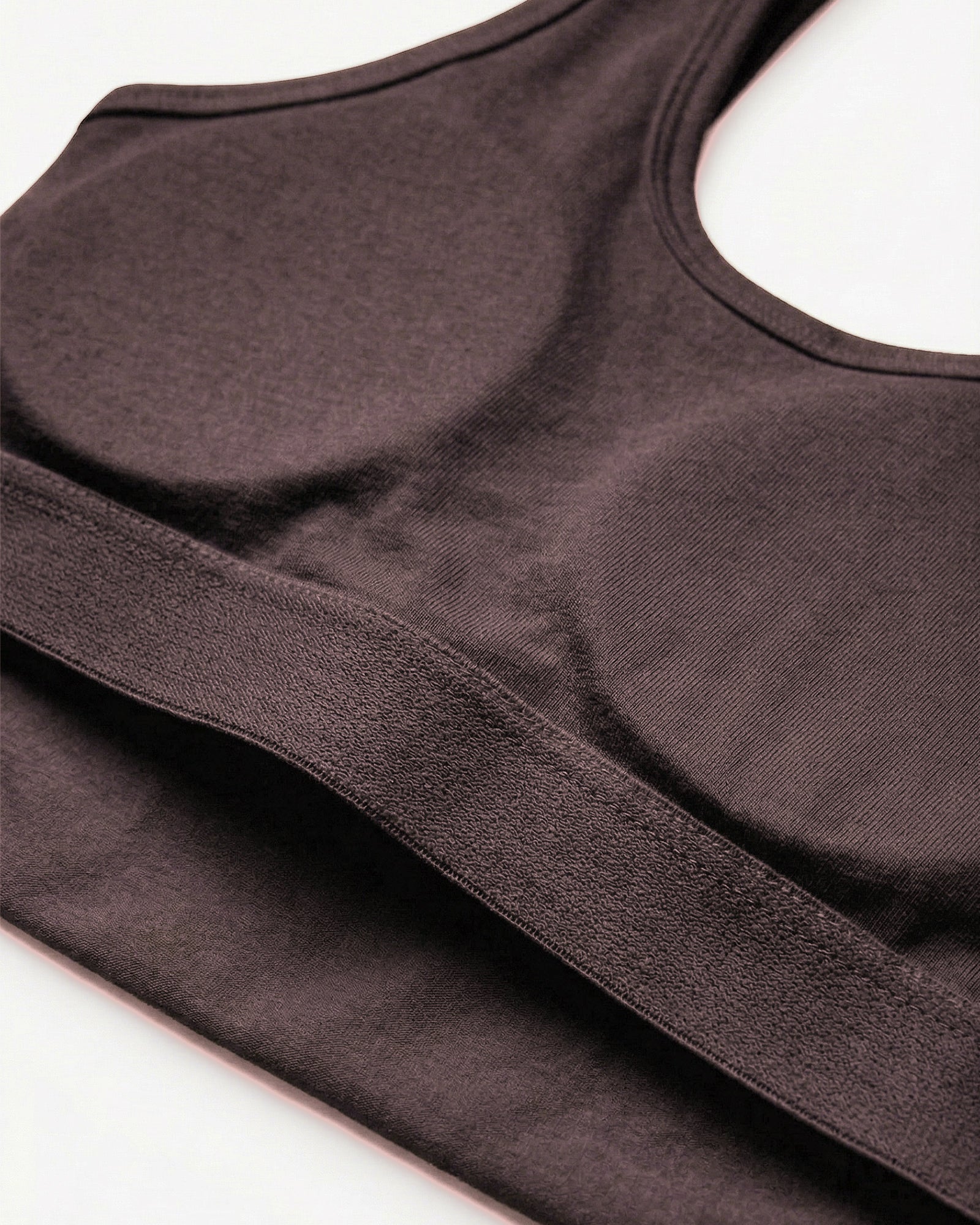 Malelions Women Cropped Emblem Tank Top | Espresso