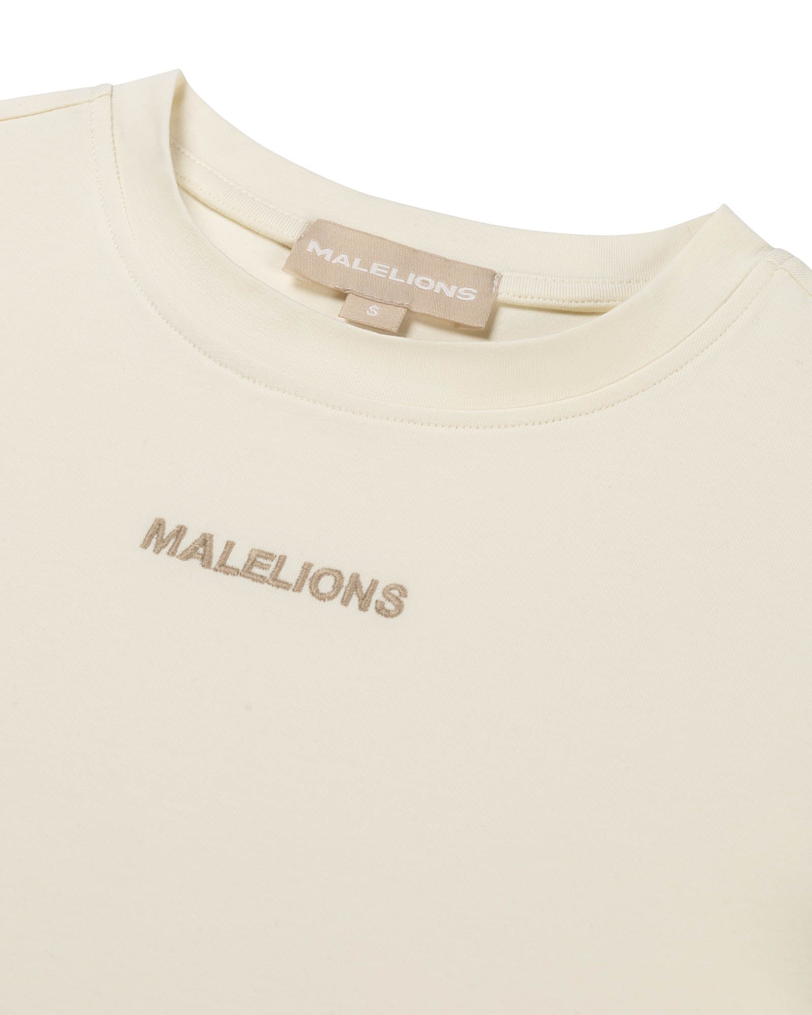 Malelions Women Cropped Top | Cream