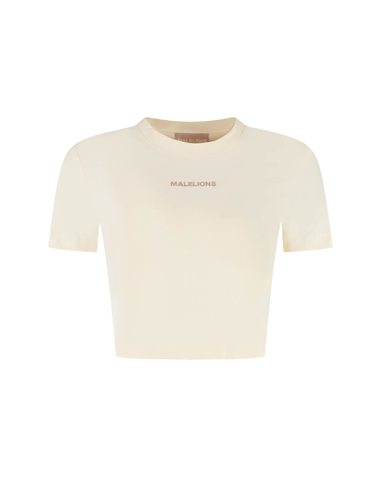 Malelions Women Cropped Top | Cream