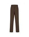  Malelions Women Linen Emblem Pantalon | Espresso