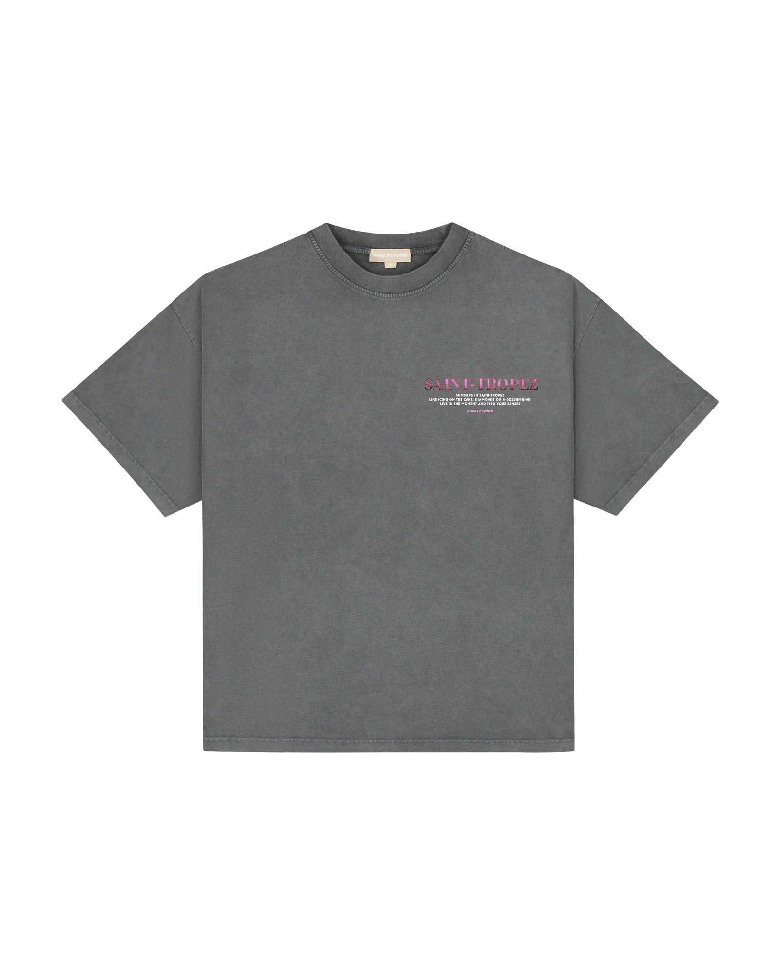 Malelions Women Saint-Tropez Oversized T-Shirt | Acid Wash