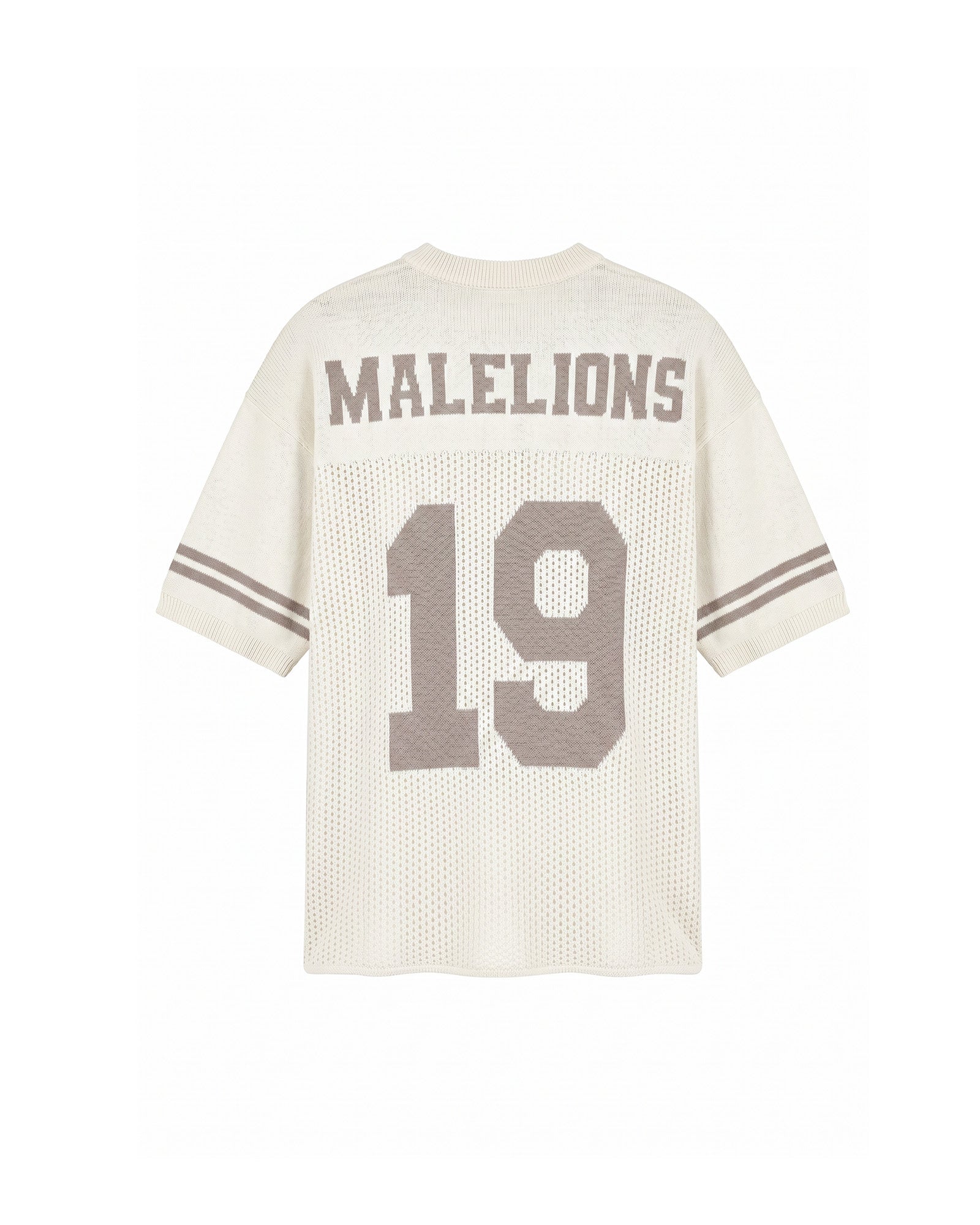 Malelions Women Knitted Football Jersey | Off-White