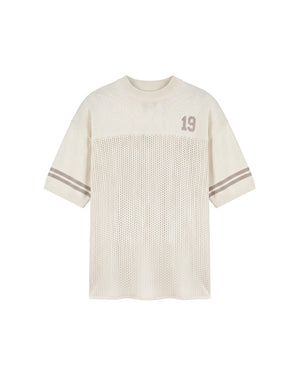 Malelions Women Knitted Football Jersey | Off-White