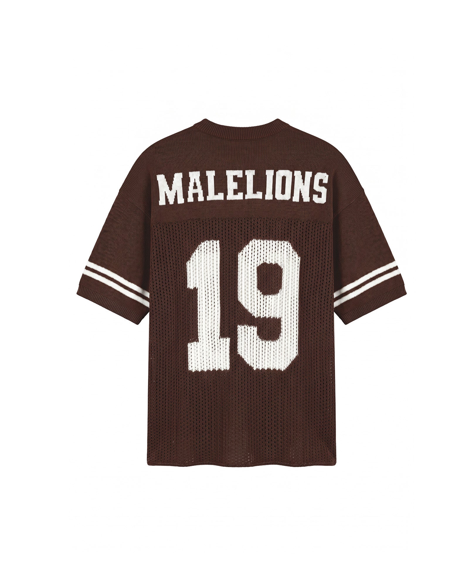 Malelions Women Knitted Football Jersey | Espresso