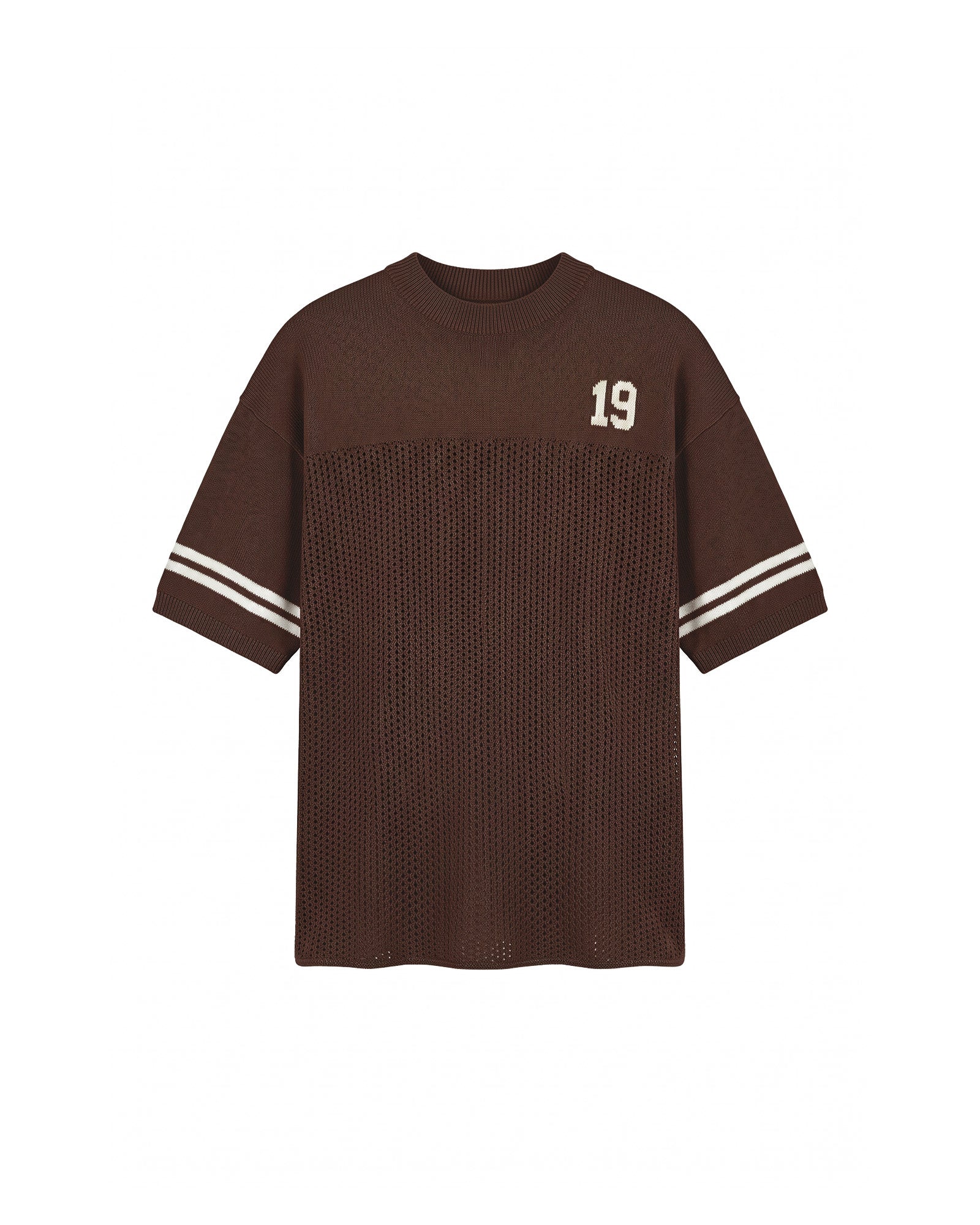 Malelions Women Knitted Football Jersey | Espresso