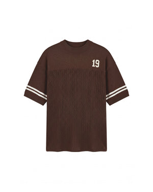 Malelions Women Knitted Football Jersey | Espresso