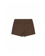Malelions Women Linen Emblem Skort | Espresso