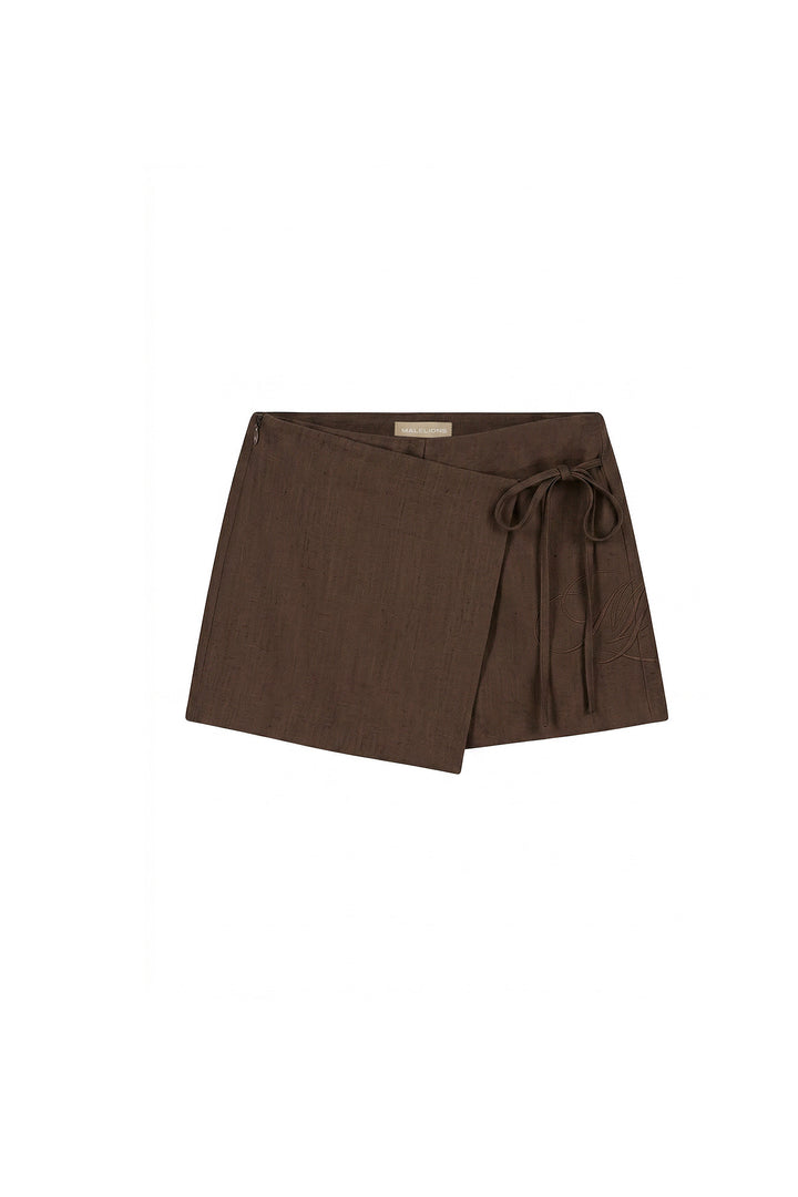 MWA40026033_50022_Malelions_Women_Linen_Emblem_Skirt_Espresso_Front.jpg