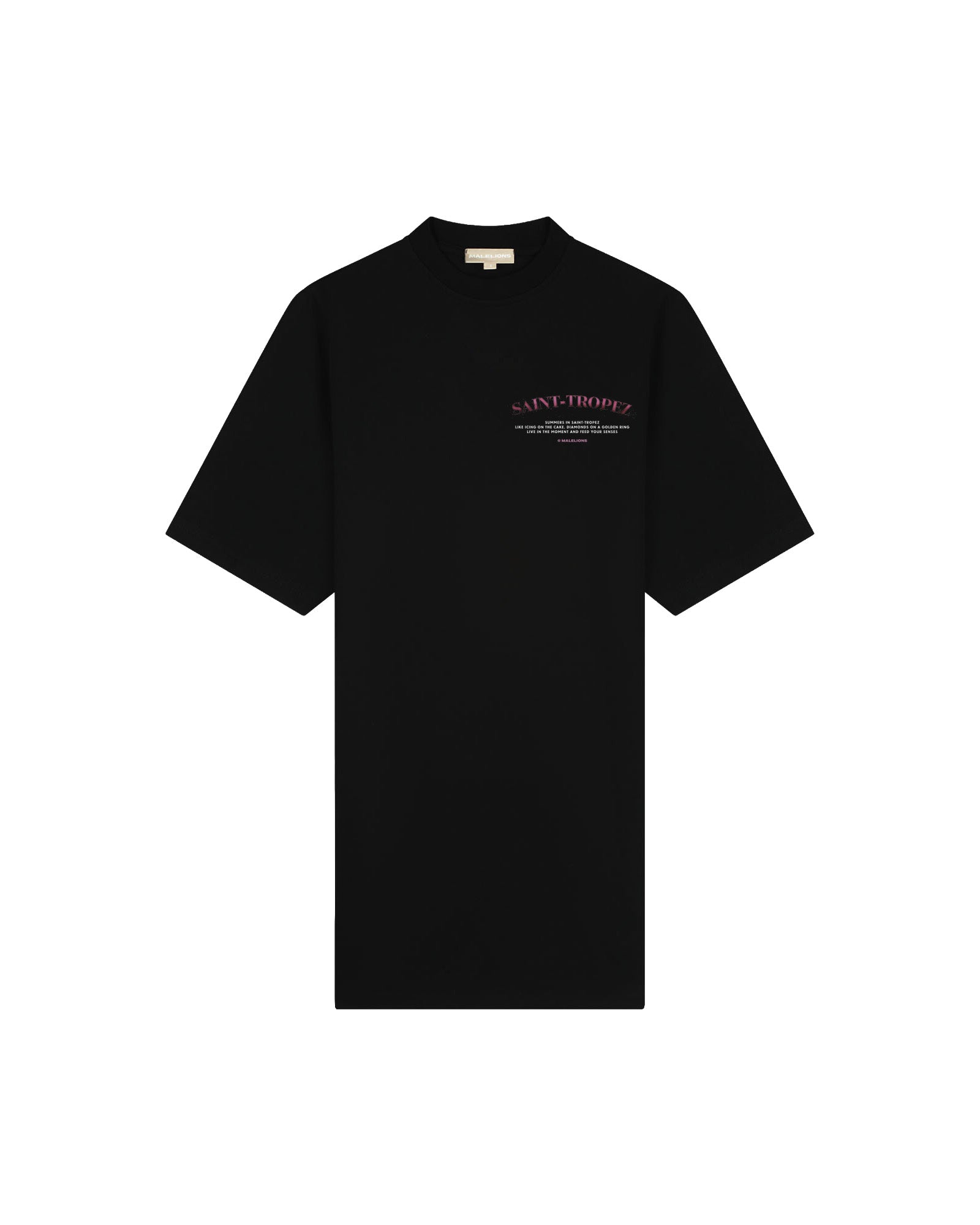 Malelions Women Saint-Tropez T-Shirt Dress | Black