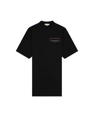Malelions Women Saint-Tropez T-Shirt Dress | Black