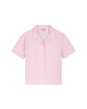 Malelions Women Monogram Wave Towelling Shirt | Dusty Pink