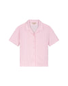  Malelions Women Monogram Wave Towelling Shirt | Dusty Pink