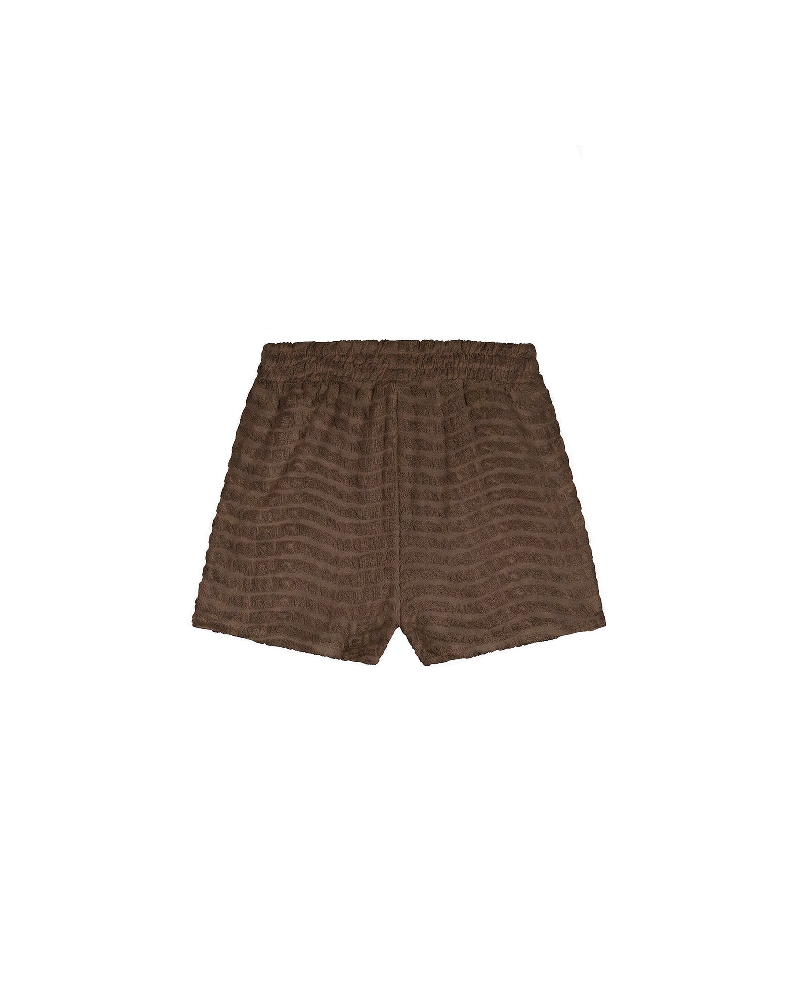 Malelions Women Monogram Wave Towelling Shorts | Espresso