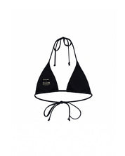 Malelions Women Monogram Wave Bikini Top | Black