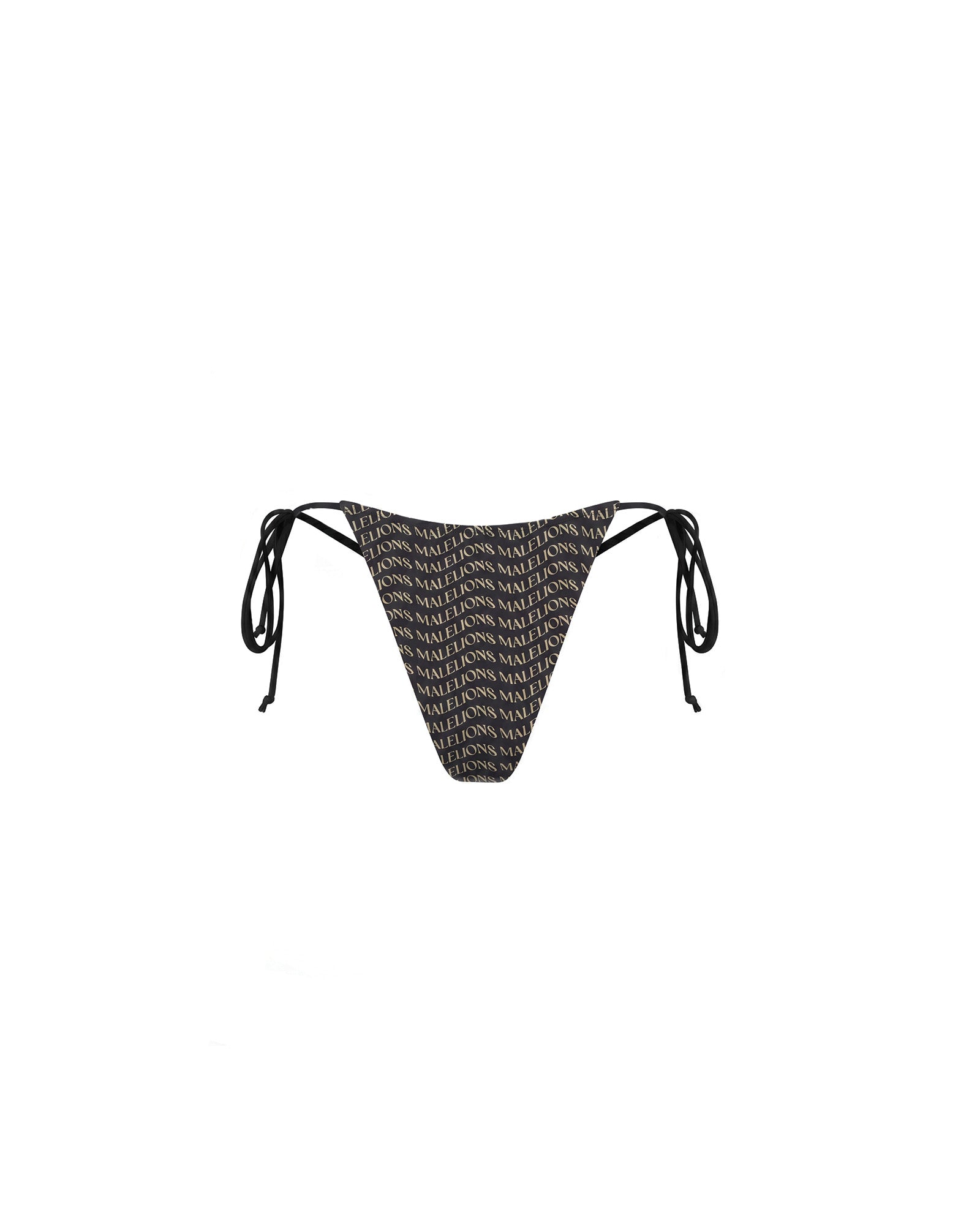 Malelions Women Monogram Wave Bikini Bottom | Black