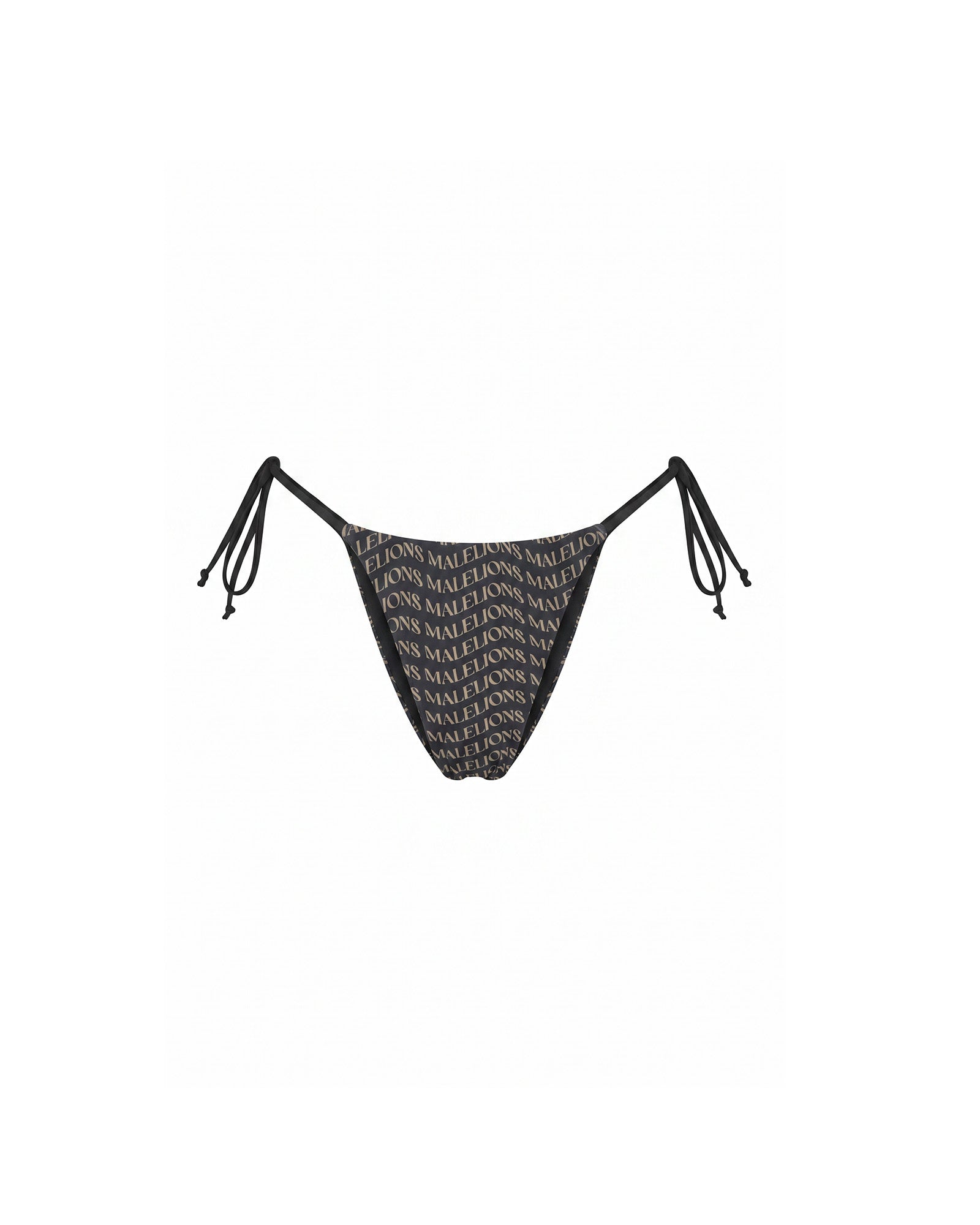 Malelions Women Monogram Wave Bikini Bottom | Black