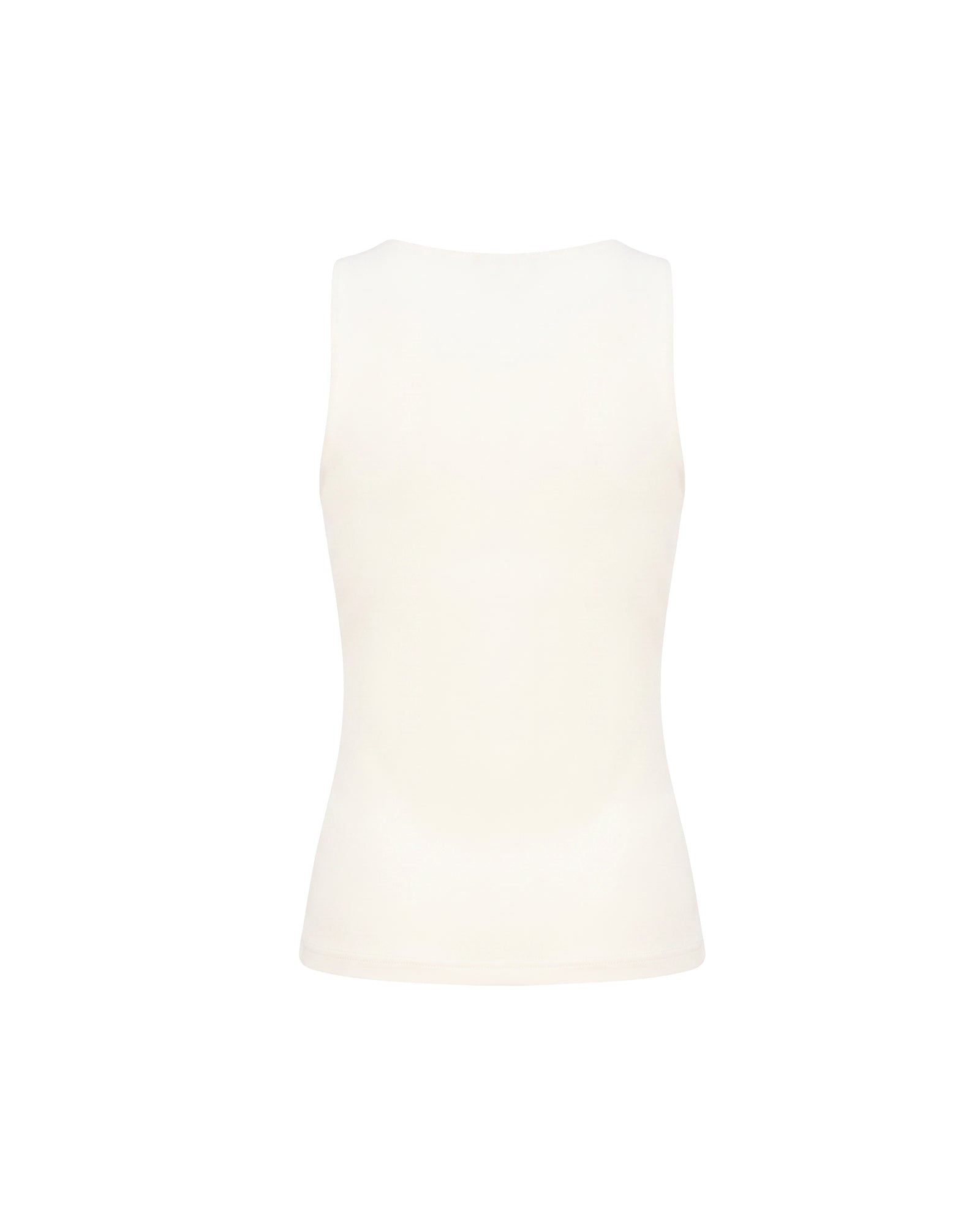 Malelions Women V-Neck Tank Top | Off-White